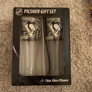 Pittsburgh penguins Pilsner glass set